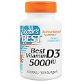 Doctor's Best, Best Vitamin D3, 5000 IU, 360 Softgels - 2pc