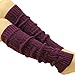 Oksale Women Warm Soft Crochet Knitted Boot Cover Cuff Leg Warmers (Purple)