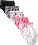 Hanes Women's 6 Pack Core Cotton Brief Panty-Neutrals (Various Colors, Size 6)