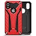 Zizo Static Series for iPhone XR Case Military Grade Drop Tested with Built in Kickstand (Red/Black)