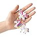 Feidiao Unicorn Bracelets Wristband Unicorn Keychain Keyring,DavonArt Unicorn Birthday Party Favors Supplies for Kids Girls, Pony Toys Prizes Gifts, Rubber Band Bracelet (12 Pack)