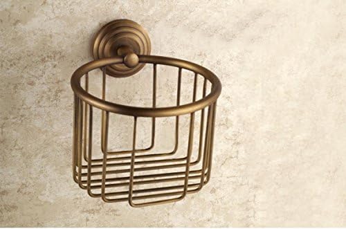 European antique toilet tissue box in the toilet tray copper wire Towel rack bathroom toilet paper basket , antique