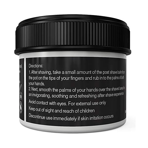 Aftershave Balm For Men - Gentlemans Face Care Club Vegan Friendly After Shave Post Shave Gel With Witch Hazel + Aloe…