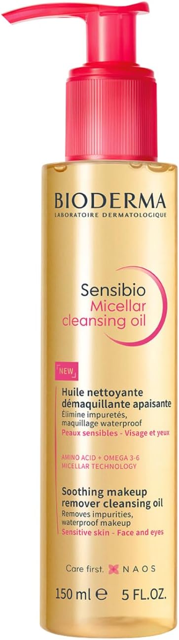 Bioderma Sensibio Micellar Oil Cleanser for Sensitive Skin Makeup Remover 150ml