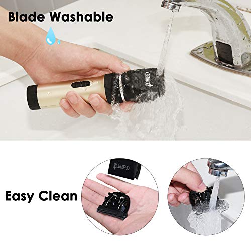 Ceenwes Hair Clippers Cordless Quiet Hair Trimmers Rechargeable Body
