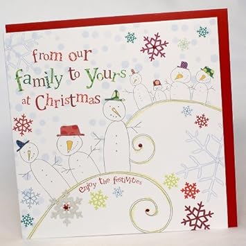From Our Family To Yours Christmas Cards Chestfamily