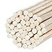 Natural Bamboo Dowel Craft Sticks for Photo Booth Props – Bamboo Rods Sticks for Crafts & Photo Booth Props 12 x 1/4 Inch Wooden Dowels (50 Count)