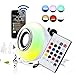 Canmox LED MUSIC BULB SPEAKER- Multi-color changing LED light bulb with Built-in Stereo Speaker connected by Bluetooth/wireless