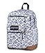 JanSport Cool Student Backpack for College Students, Teens, with 15-inch Laptop Sleeve, White Field Floral - Large Computer Bag Rucksack with 2 Compartments, Ergonomic Straps - Bookbag for Men, Women