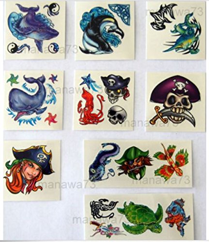PIRATE Tattoos Dangers of the Deep (over 50 tattoos)