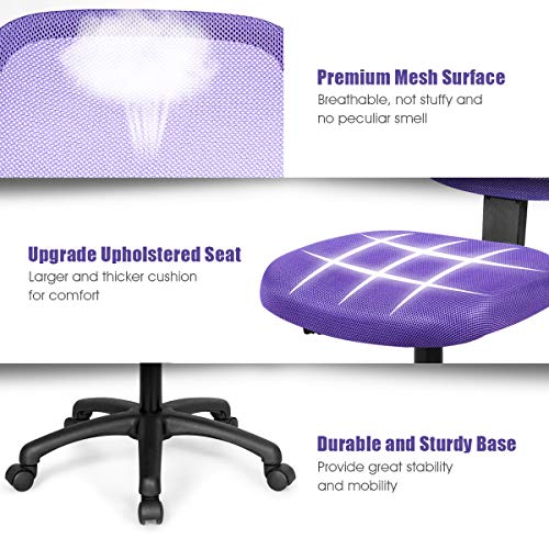 Purple Back Cushion Purple Seat Cushion Smell Giantex Kids Desk