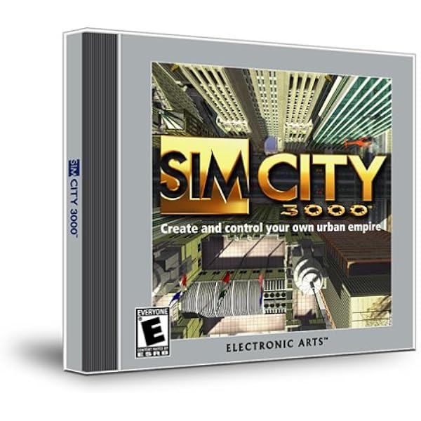Sim City 3000 – Jeu PC – CD-ROM En Boîte – Bon état – EA – EAN 0014633123005