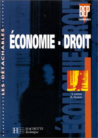 Économie-droit, BEP terminale