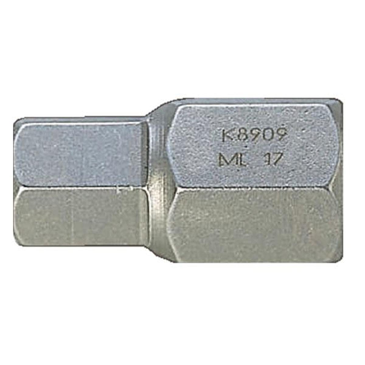 Bahco K8909ML-14 Adaptor Bit Holder for Outside-6 Edge-Bits, Black, 14 mm