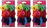 Goody Ribbed Glam Ponytail Holders, No Metal Ouchless, 40 Count, (Pack of 3)