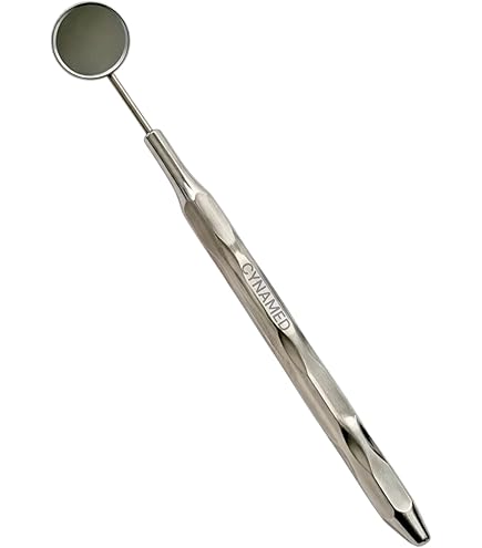 Dental Mouth Mirror Oral Care Teeth Mirror Handle Consumables Stainless Steel Dental Tool - 66