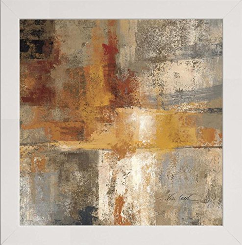 Frame Company Watson Range Silver and Amber Crop by Silvia Vassileva, Photo Frame - 20 x 20 Inches, White