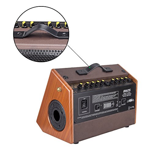 Mugig Guitar Amplifier, 25W, Rechargeable Guitar Amp, Support Bluetooth