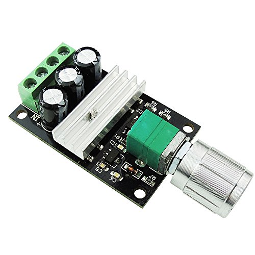 Solu DC Motor Speed Controller 6V 12V 24V 3A PWM Variable Speed Regulator Switch// PWM DC 6V/12V/24V/28V 3A Motor Speed Control Switch Controller