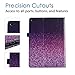 HDE Case for New iPad 9.7 (2018/2017) - Leather Folio Cover Slim Fit Smart-Shell Multi-Angle Vintage Stand for iPad 9.7 Inch (5th and 6th Generation) (Pink Glitter)