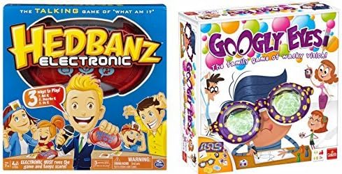 Googly Eyes Family Drawing Board Game With Spin Master Hedbanz Electronic Game