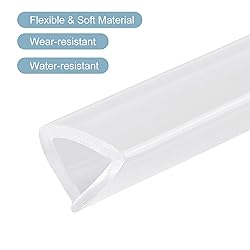 uxcell U Channel Edge Trim, 8.2ft Length Rubber