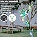 KUAHAIHINTERAL Solar Wind Chime Outdoor Mobiles Led Solar Powered Wind Chimes for Home/Party/Yard/Mother Day Yard Decoration Gifts (Style A)