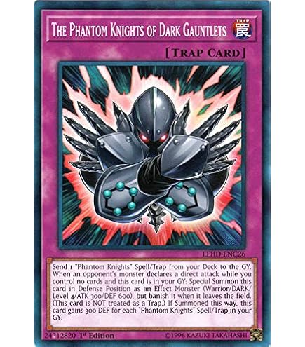Amazon.com: Yu-Gi-Oh! - Phantom Knights' Wing - LEHD-ENC23