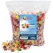 A Great Surprise Assorted Fruit Discs - 4 Pound Bag - Bulk Individually Wrapped Candy - Fruit Flavored Candies