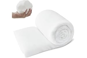 RRKTP Polyester Batting for Quilting,Dacrons Upholstery Quilt Batting by The Roll,Fiberfill Stuffing for Crafts, Cushion Wrap for Upholstery, 36" x 5 Yards Batting for Sewing Cushions & DIY Projects