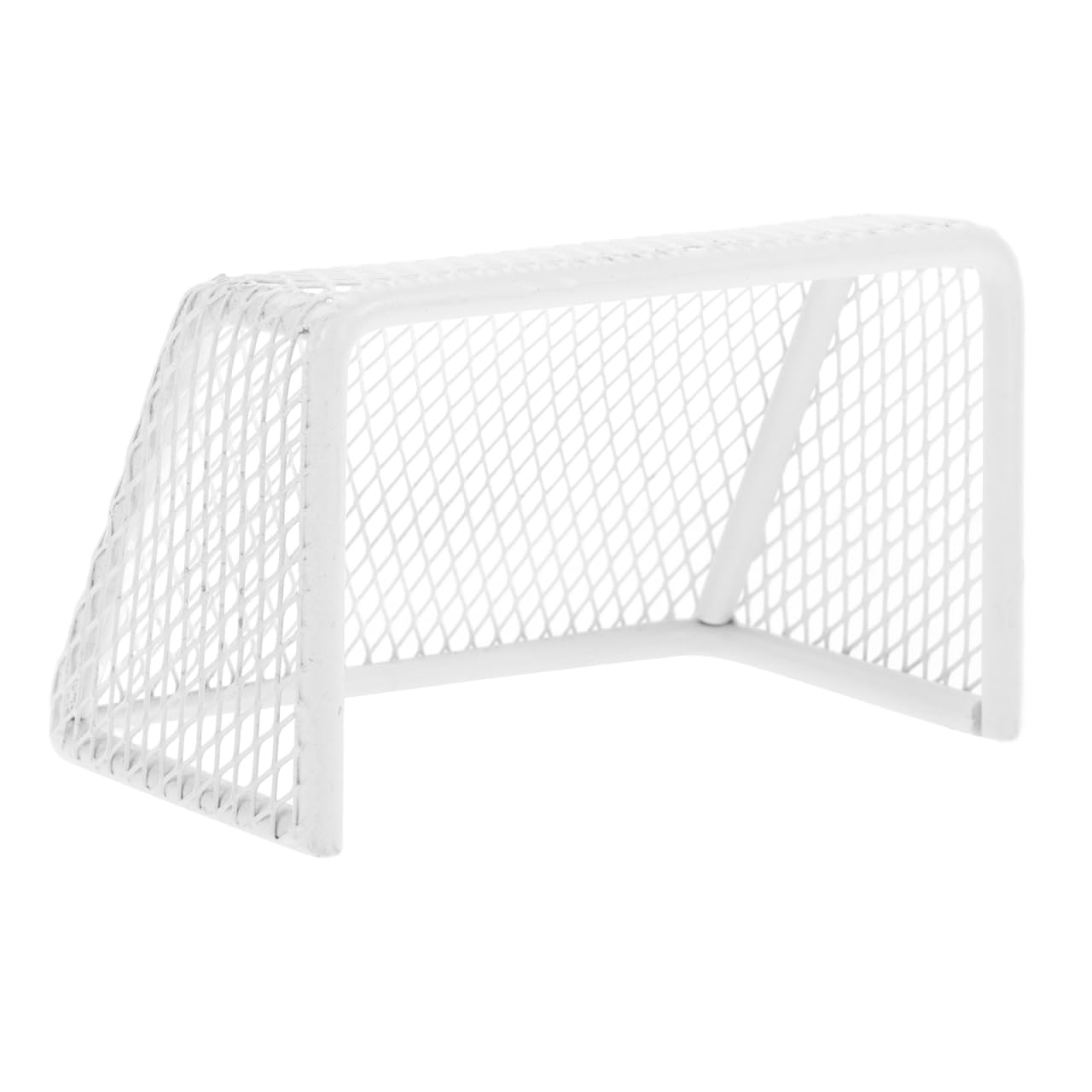 Didiseaon Miniature Soccer Goal for Dollhouse Portable Mini Football Net Frame Easy Assembly Indoor Encouraging Team Play and Active Fun