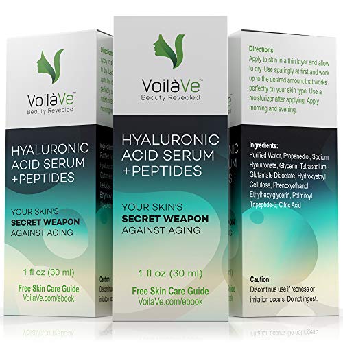 VoilaVe Hyaluronic Acid Serum Face Moisturizer, Breakthrough Formula