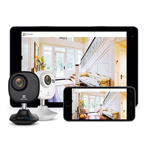 EZVIZ Mini Plus HD 1080p Wi-Fi Video Security Camera, 16GB MicroSD, Works with Alexa – White - Thumbnail 5