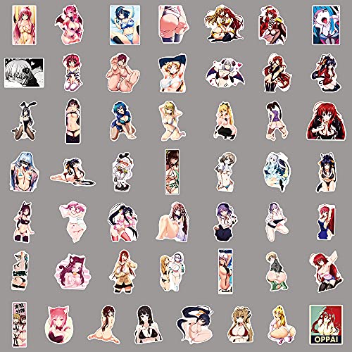 200 Pcs Sexy Anime Stickers for Adults, Hentai Stickers Girl Waifu Stickers, Vinyl Waterproof Stickers Pack for Hydroflask Water Bottle Laptop Phone Case Computer Car Dcals