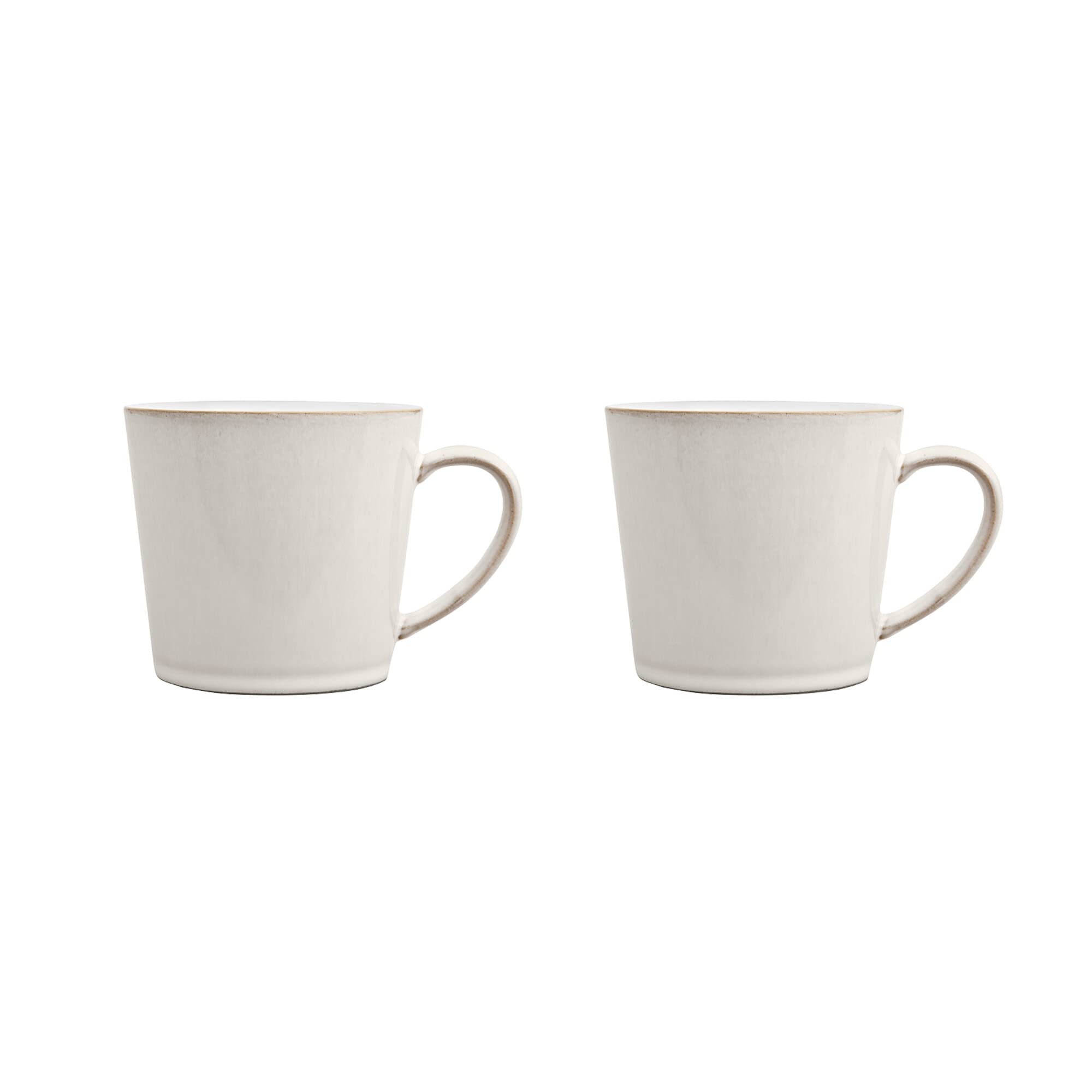 Denby Natural Canvas Large Mug Set of 2, White