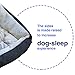 Pet Paw Pet Bed for Cats and Small Dogs High Quality/Fade resistance- Improved Sleep -Machine Washable- Waterproof Bottom- Black