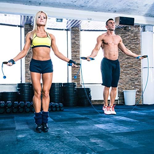 Gejoy Electronic Counting Jump Rope, Adjustable Fitness Jumping Rope with Electronic Time Calorie Counter, Skipping Rope for Children Adult Women Indoor Outdoor Sports Weight Loss Exercise 7 51PYOsBPkjL. AC