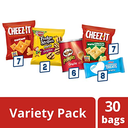 CheezIt Variety Pack, Original and White Cheddar Cheese Crackers