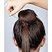 Hicarer 200 Pcs 2.4 & 2 Inches U Shaped Hair Pins with Storage Box Black and Brown for Women Hair Bobby Pins with Clear Storage Box