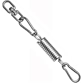 MEICOCO Heavy Bag Hanger, Heavy Bag Spring for Heavy Bag, Punching Bag Hanger Set with Carabiners and Spring for Punching Bags, Hammock up to 450lbs