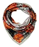 corciova® Women's Silk Like Square Camellia Flower Hair Scarves 35 x 35 Gift