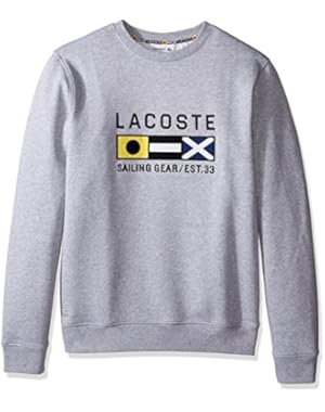 Lacoste Men's Long Sleeve Nautical Fleece Sweatshirt