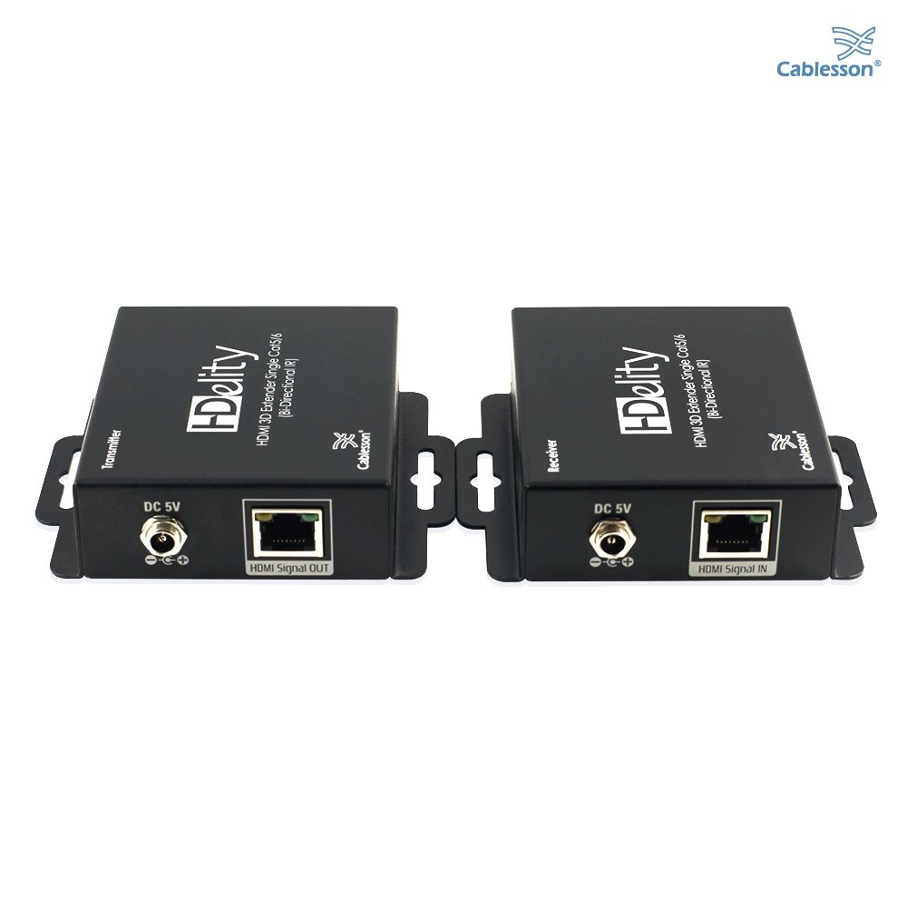 Cablesson HDElity HDMI 3D Extender Single Cat5/6 (Bi-Directional IR), 1080p Full HD (50m) / 720p (60m), supports 3D, 4k - Image 3