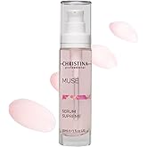 Christina Muse Supreme Serum for Face with Hyaluronic Acid | Quick Absorption Face Serum for Hydration and Antioxidant Effect | Reduces Aging Signs | Delicate Rose Scent | For All Skin Types 30ml