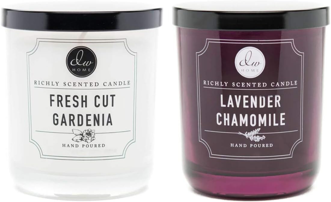 DW Home 4 oz Richly Scented Candles Set of 2 in Gift Box