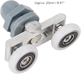 DEWIN 4 Pcs Shower Door Rollers 23mm Glass Sliding Track Wheels Replacement view 5