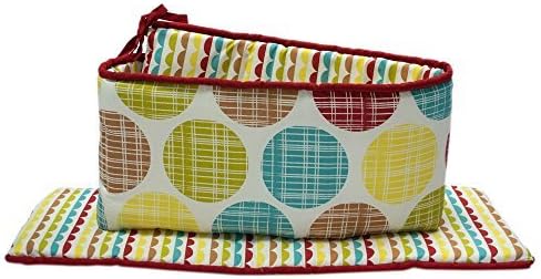Hopscotch Reversible Crib Bumper by True Baby by True Baby