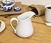 HIC Kitchen Creamer Pitcher with Handle, Fine Porcelain, 8-Ounce