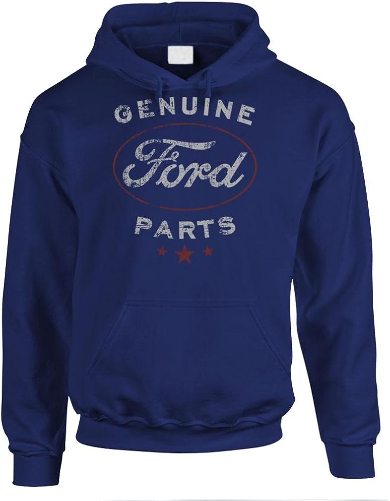 ford hoodie men on Mens Pullover Hoodie Licensed Vintage Genuine Ford Parts Big Tall Men Nettserier No