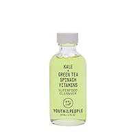 YTTP Superfood Travel Size Face Cleanser - Daily Face Wash, Pore Minimizer + Makeup Remover - Lightweight & Hydrating Gel to